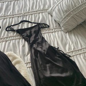 SHEIN Backless Mini Dress